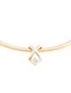 Necklace 14K Diamond Omega Link Pendant Necklace