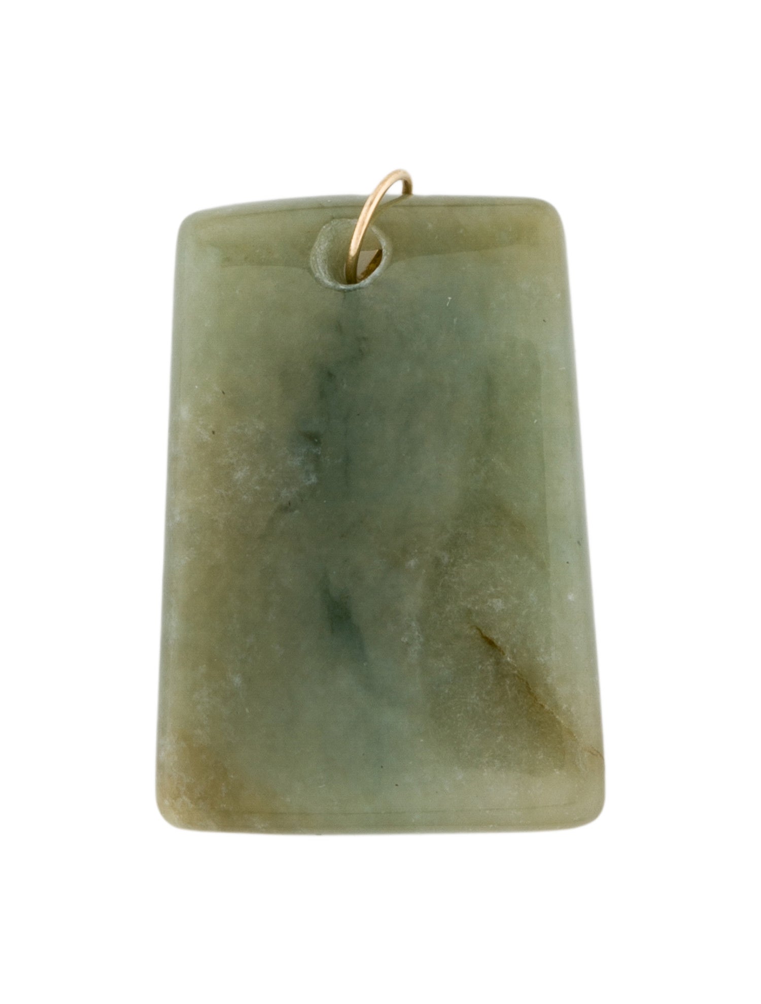 Necklace 18K Carved Pendant