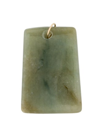 Necklace 18K Carved Pendant