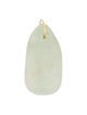 Necklace 18K Carved Jadeite Pendant