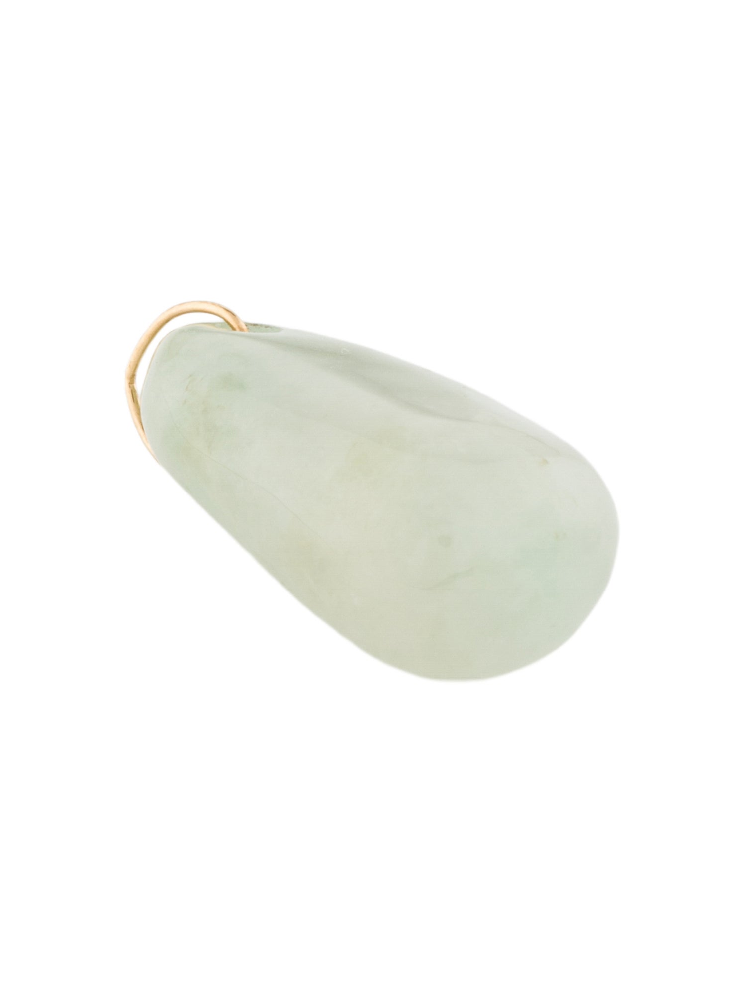 Necklace 18K Carved Jadeite Pendant