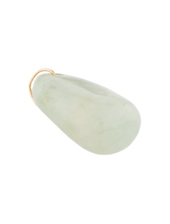 Necklace 18K Carved Jadeite Pendant