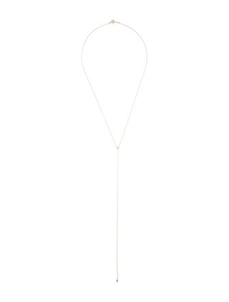 Necklace 14K Diamond Lavalier Necklace