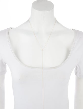 Necklace 14K Diamond Lavalier Necklace