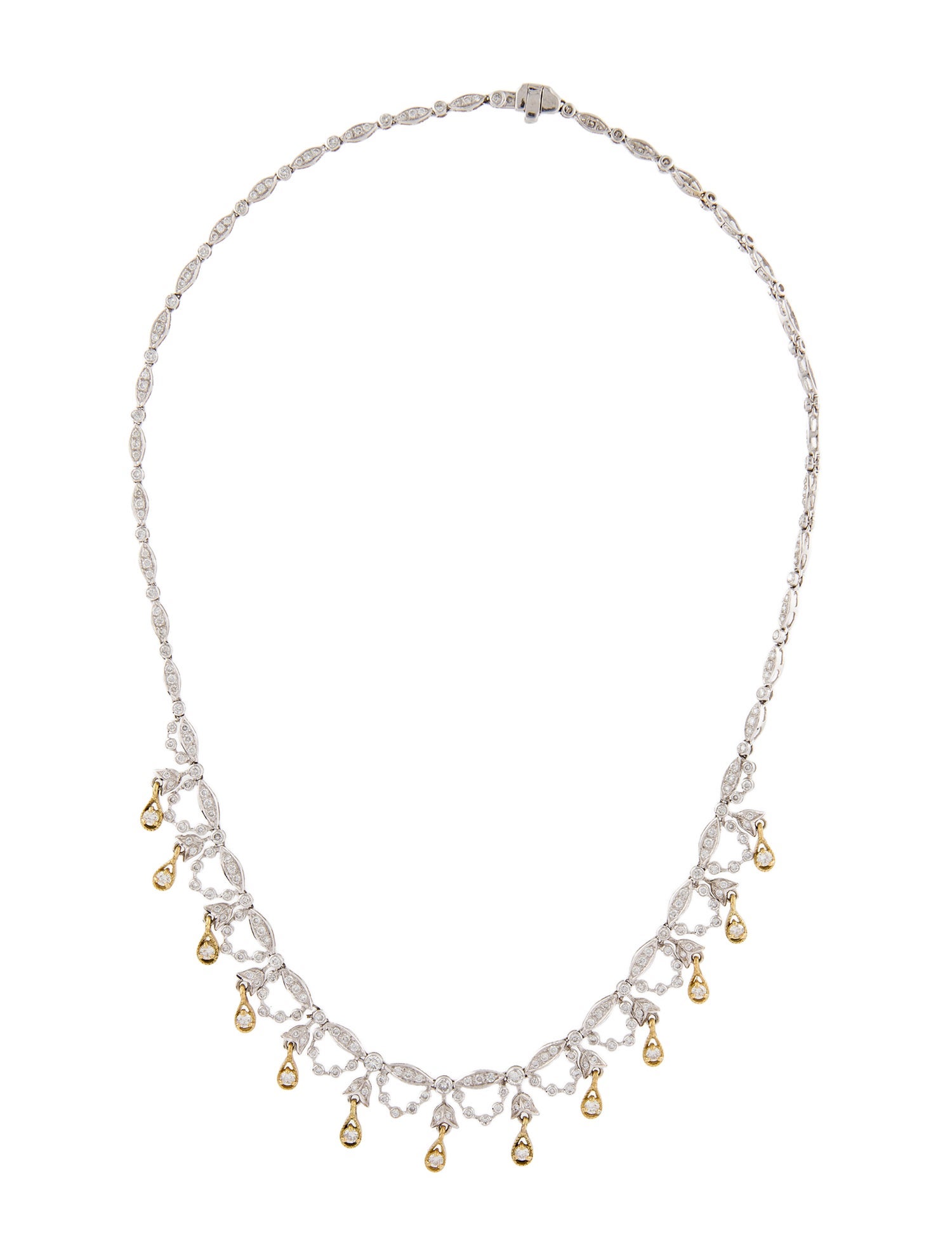 Necklace 18K 3.22ctw Diamond