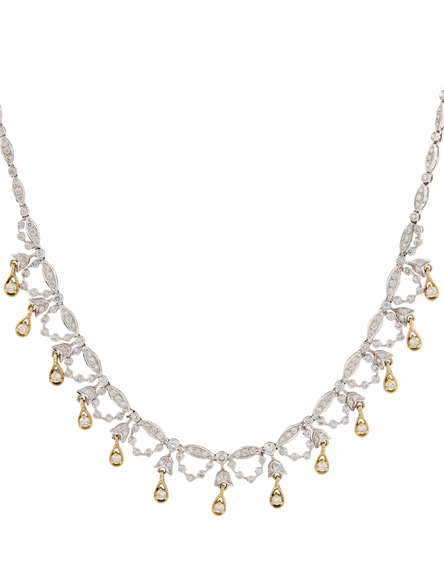 Necklace 18K 3.22ctw Diamond