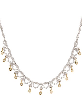 Necklace 18K 3.22ctw Diamond Necklace