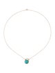 Necklace 14K Turquoise Pendant Necklace