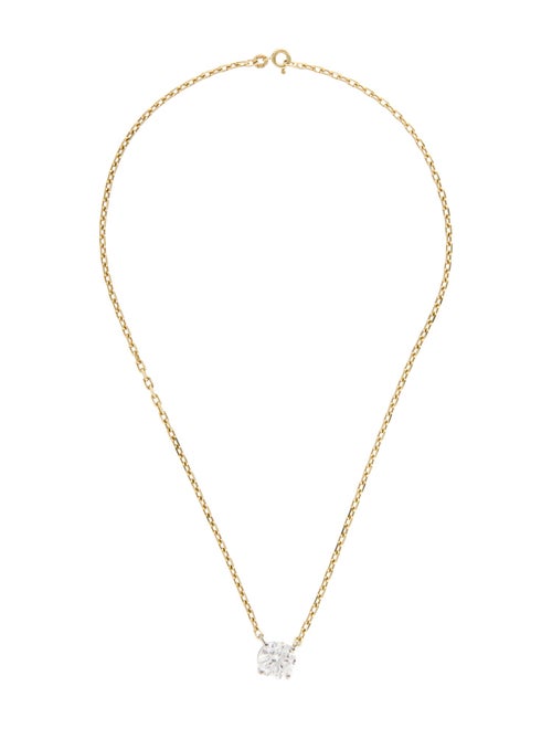 Necklace 14K 5.01ct Lab-Grown Diamond Pendant Necklace