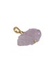 Necklace 18K Kunzite Carved Flower Pendant