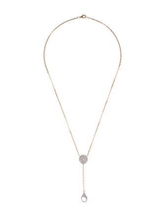 Necklace 14K Diamond Lavalier Necklace