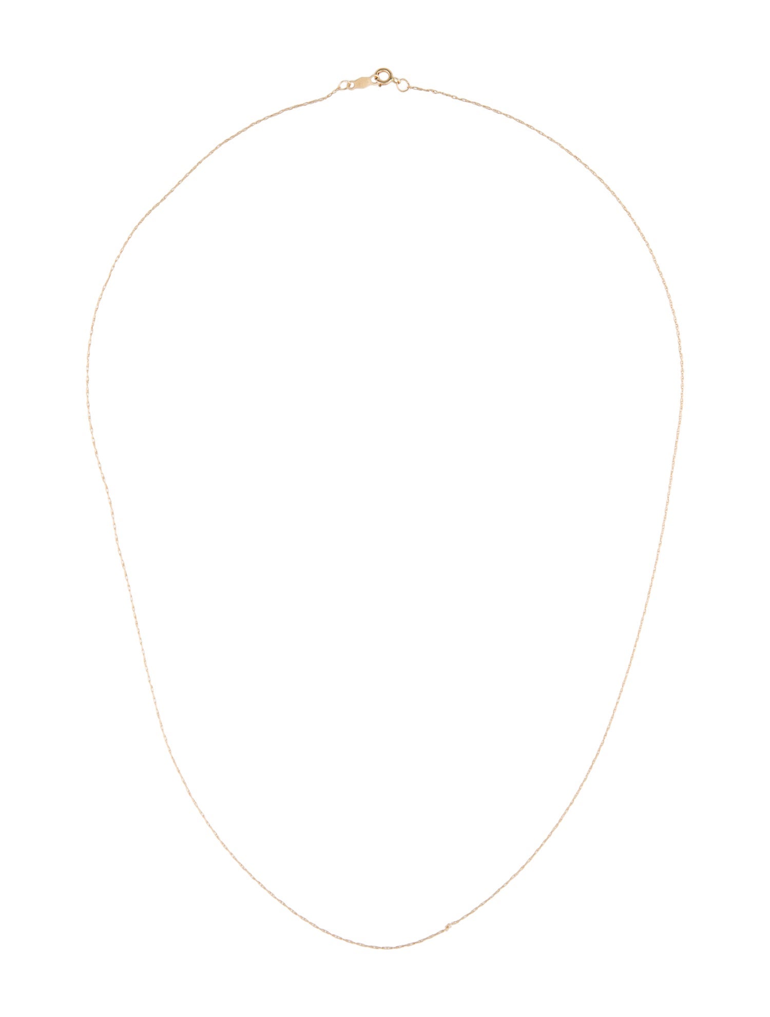 Necklace 14K Thin Link Chain Necklace