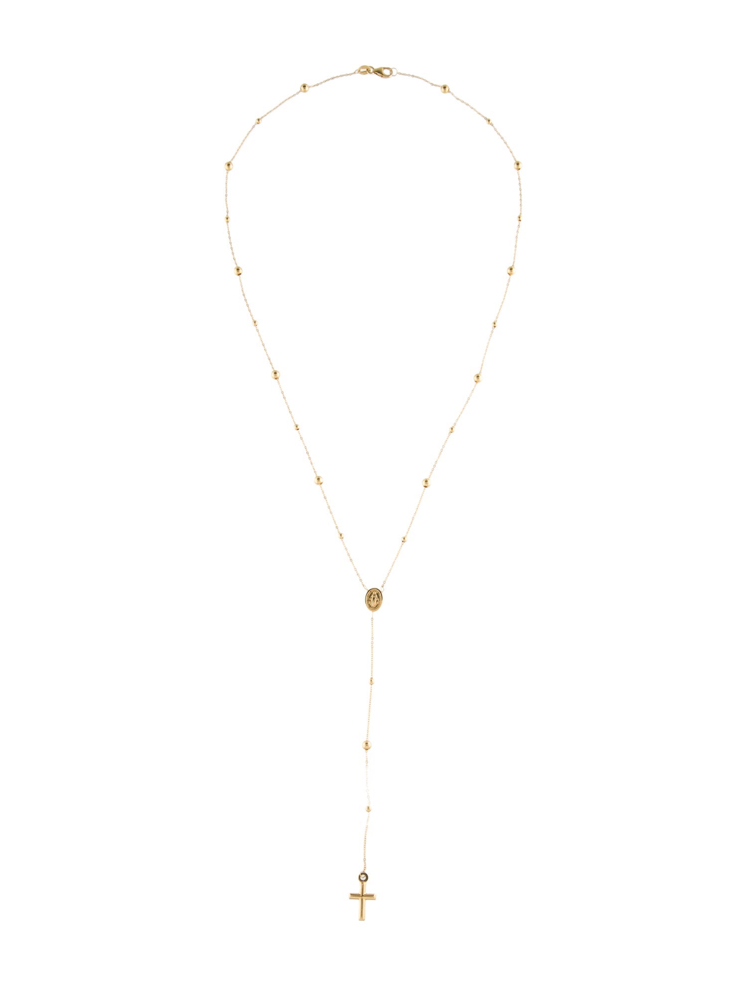 Necklace 14K Cross Lavalier