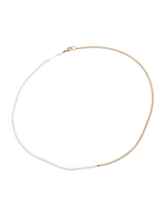 Necklace 14K Pearl Choker Necklace