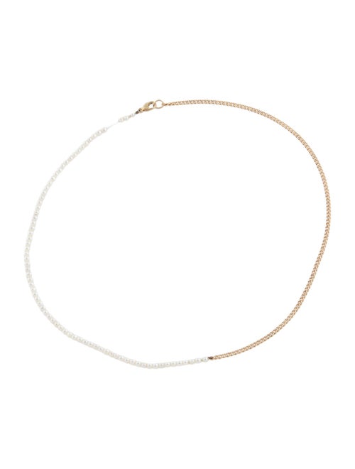 Necklace 14K Pearl Choker Necklace