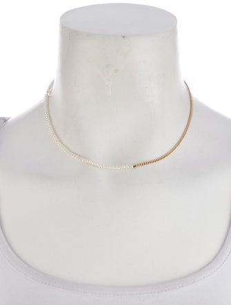 Necklace 14K Pearl Choker Necklace