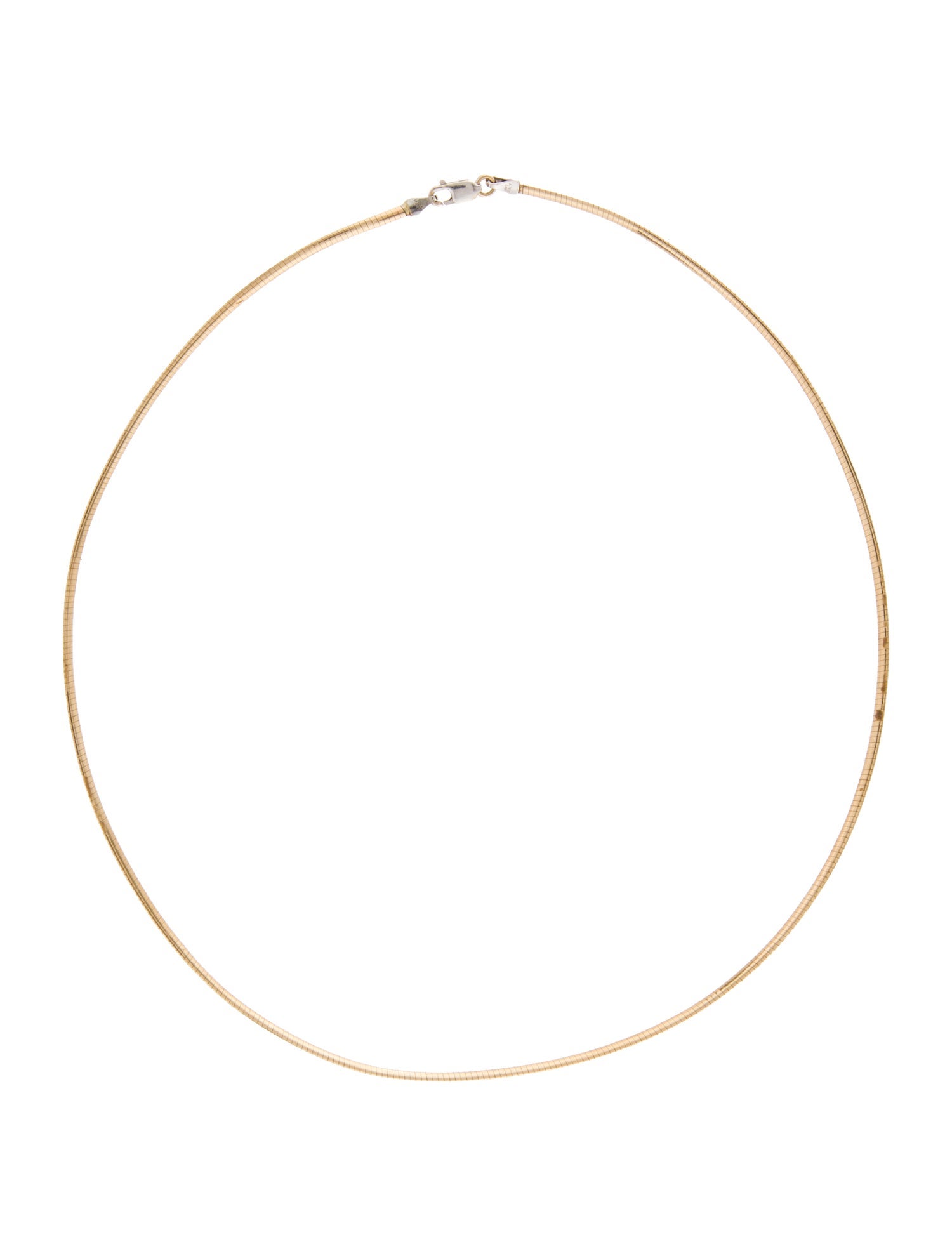 Necklace 10K Two-Tone Chain Necklace