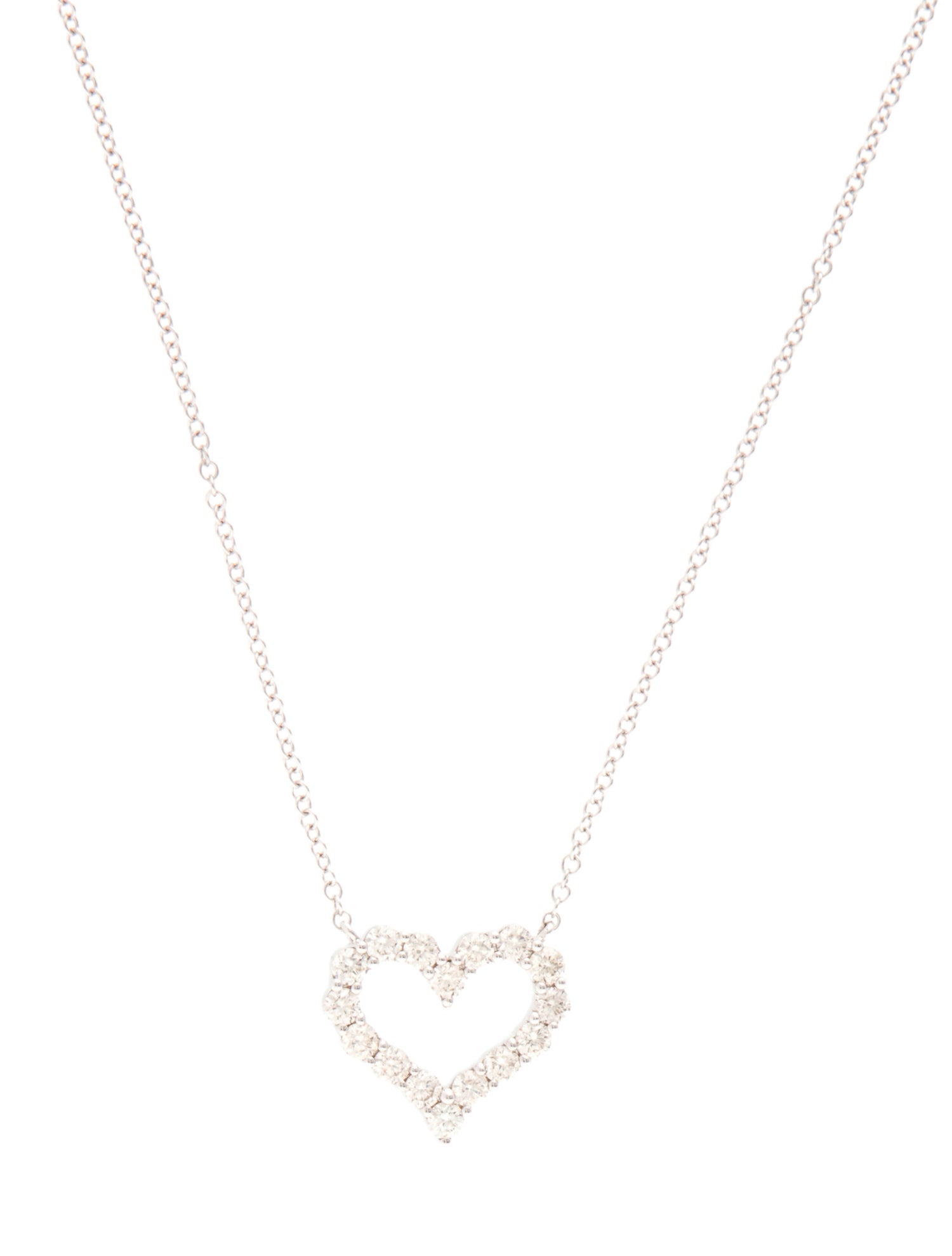 Necklace 14K Diamond Heart Pendant