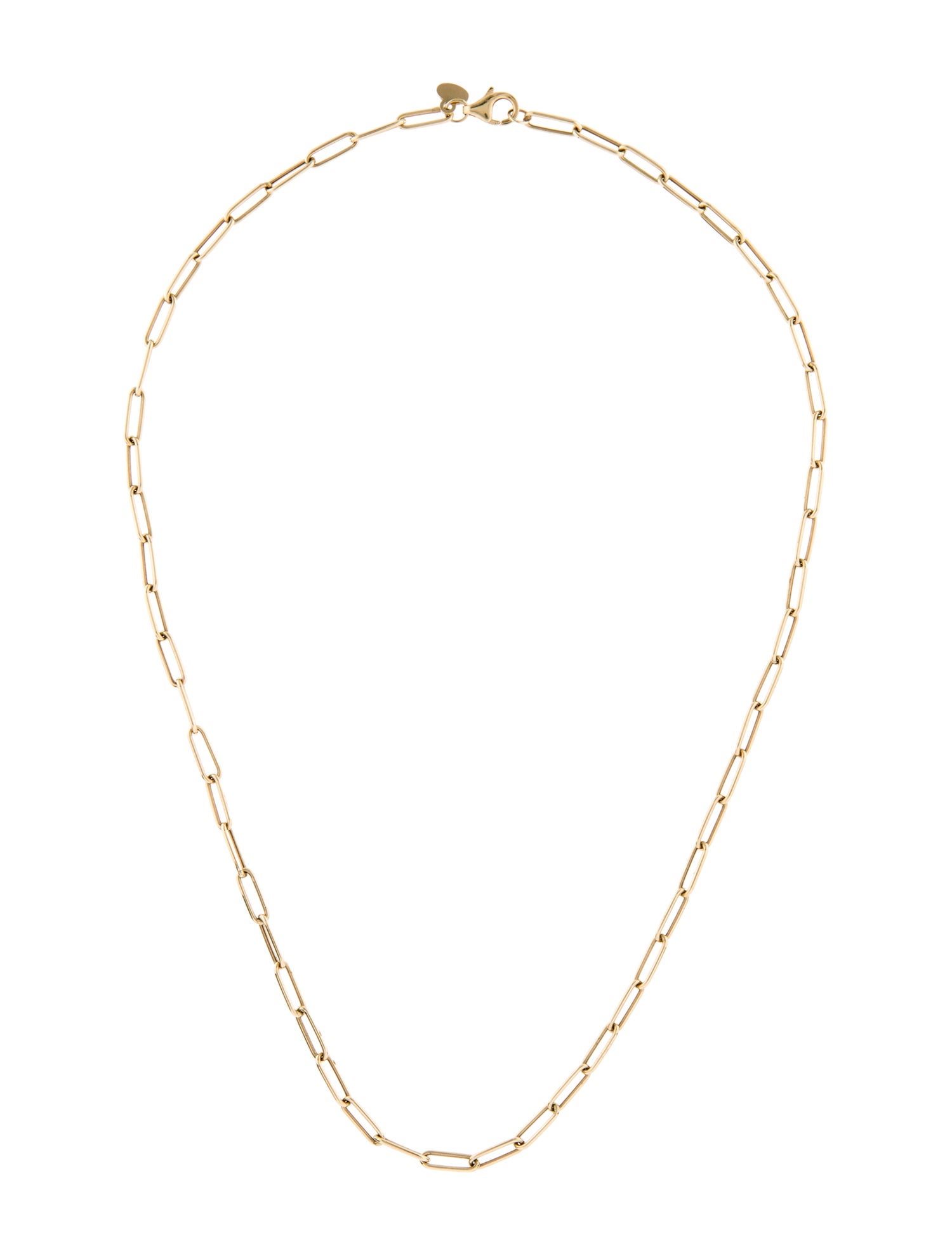 Necklace 14K Paperclip Chain