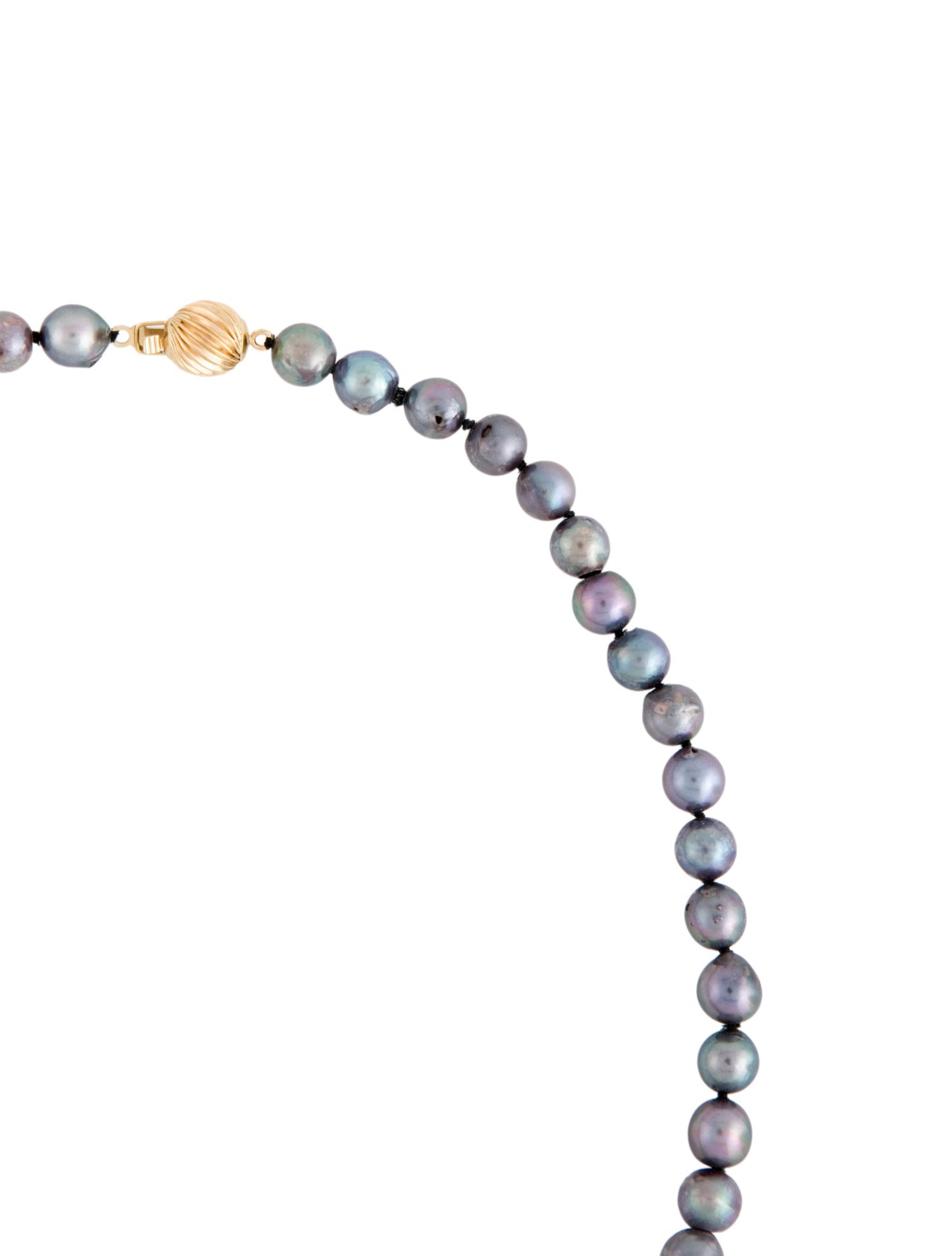 Necklace 14K Dyed Pearl