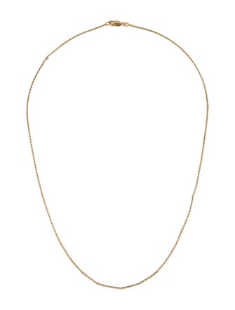 Necklace 14K Two-Tone Wheat Chain