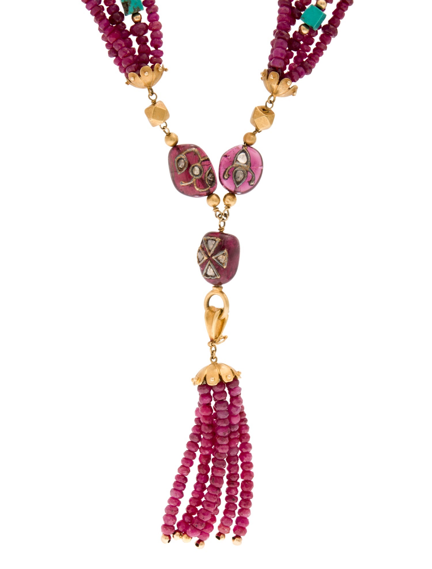 Necklace 18K Multistone Collar Necklace