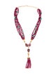 Necklace 18K Multistone Collar Necklace
