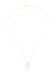 Necklace 14K Diamond Initial 'D' Pendant Necklace