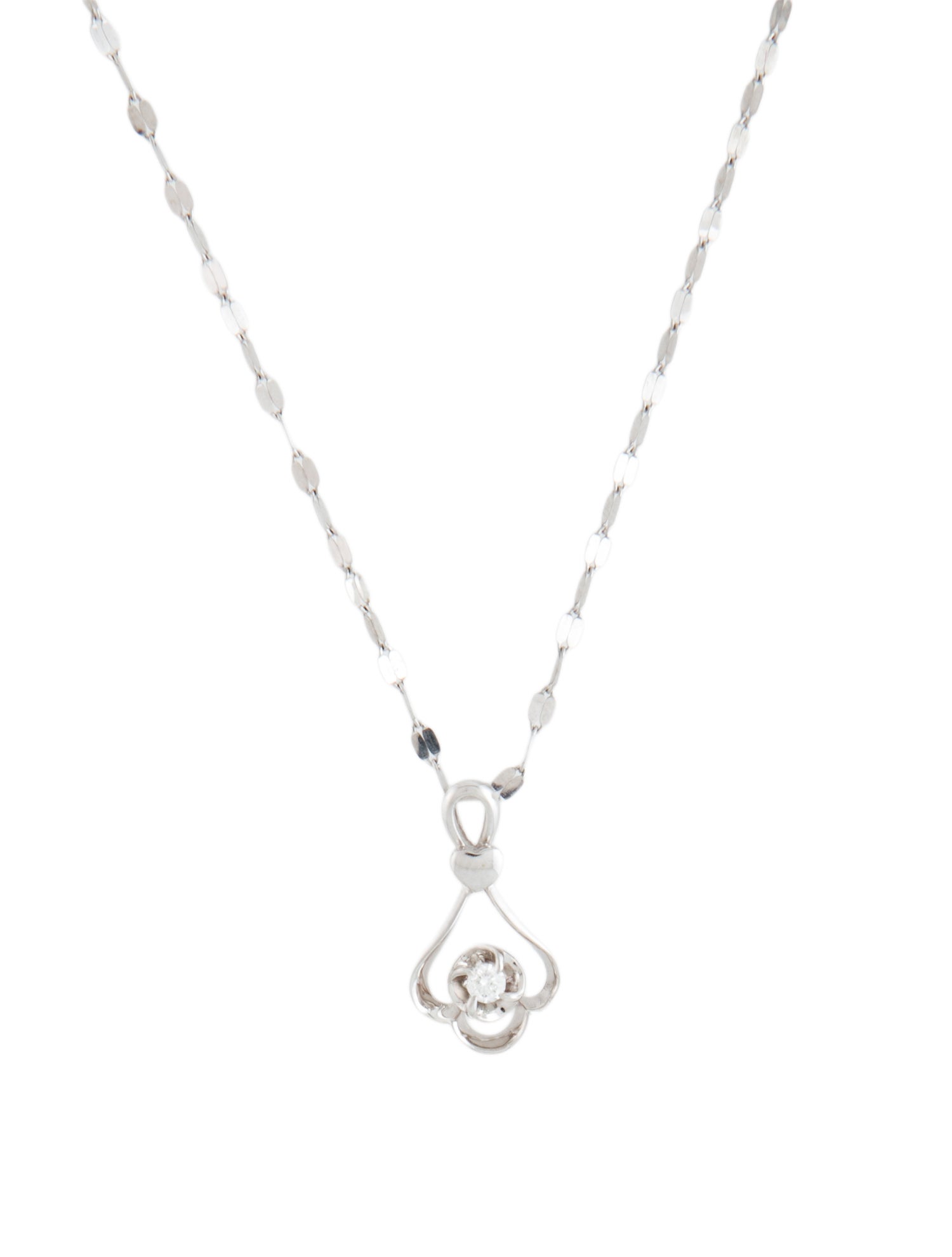 Necklace 18K Diamond Pendant