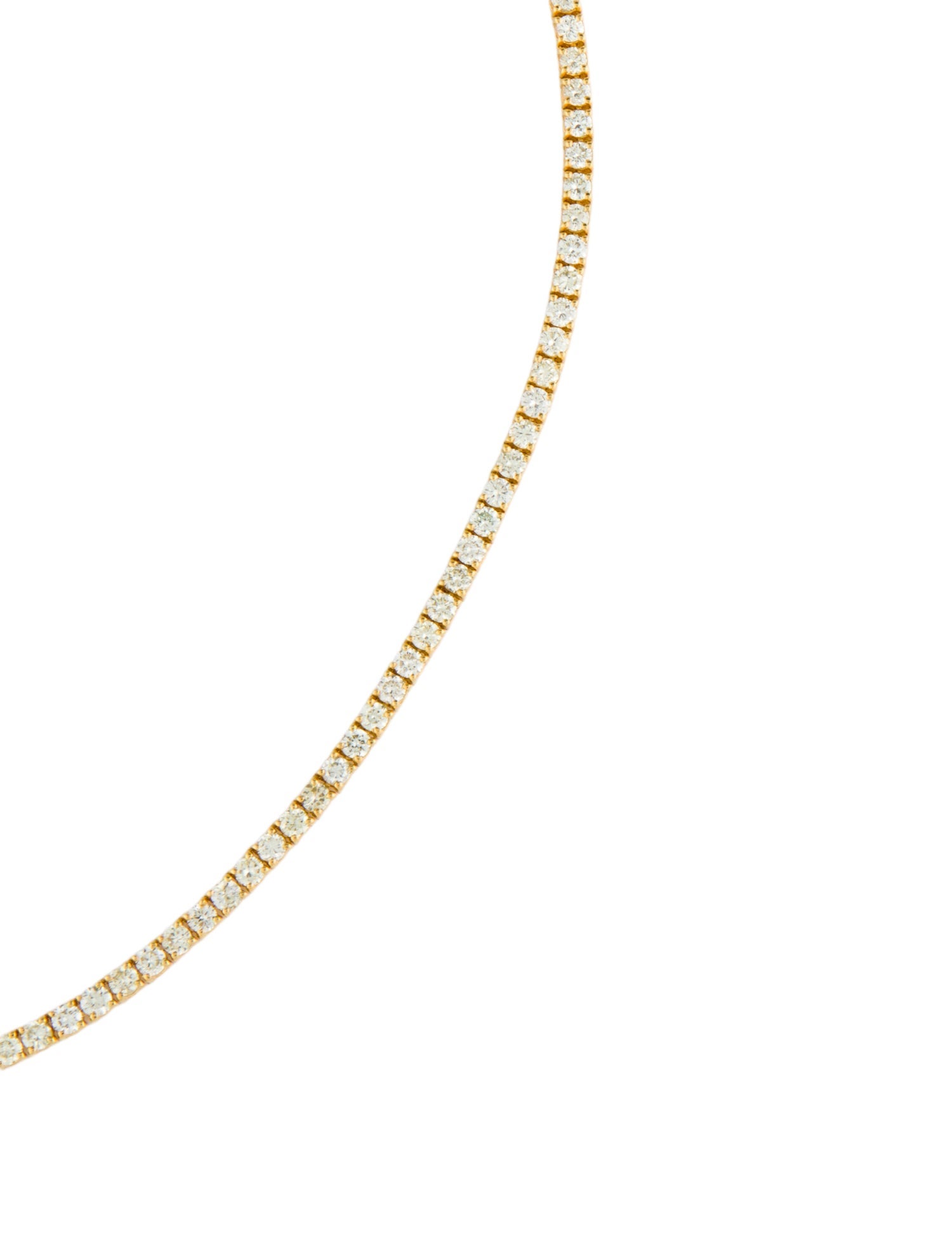 Necklace 14K 6.52ctw Diamond Tennis