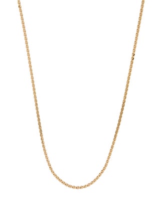 Necklace 14K "S" Shaped Link Chain Necklace