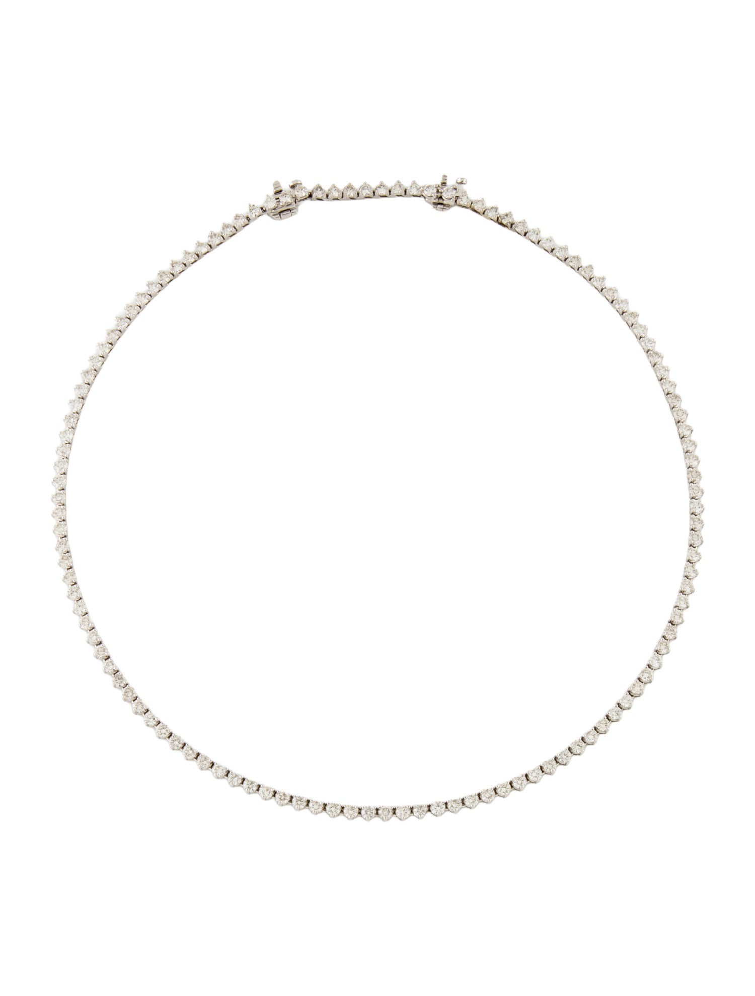 Necklace 14K 9.68ctw Diamond Tennis