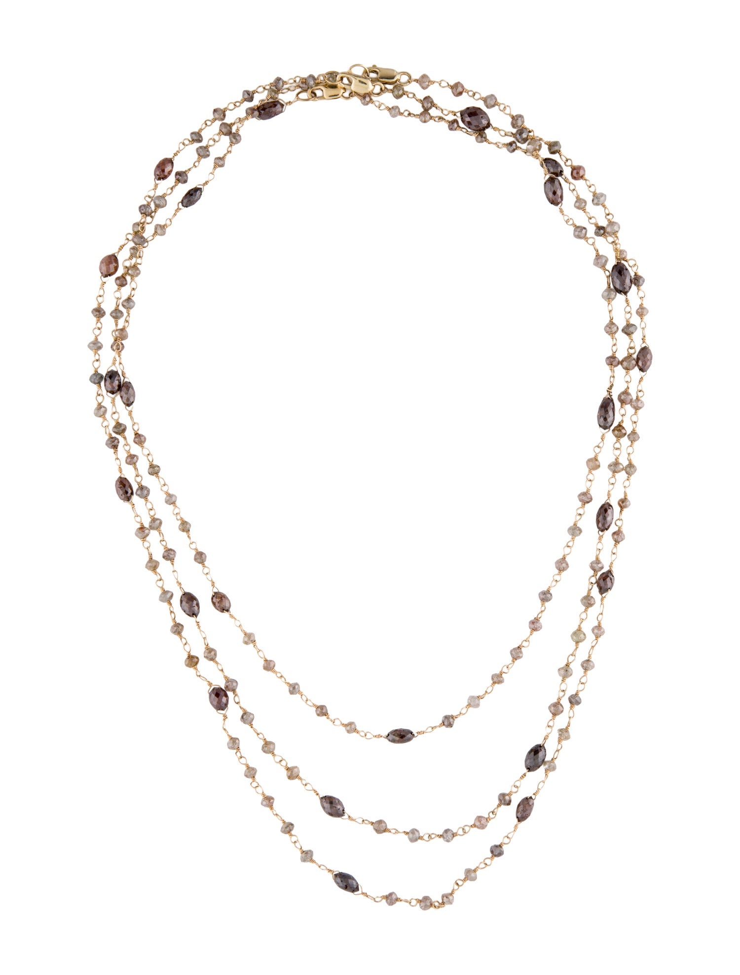 Necklace 14K Diamond Three-Piece Set