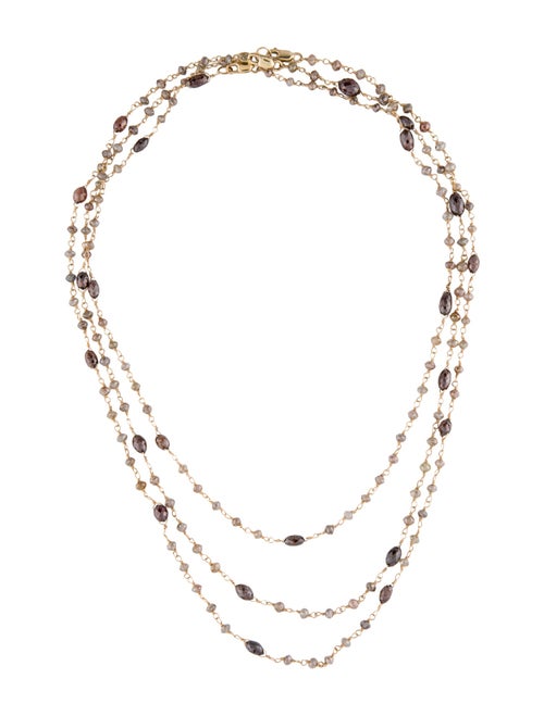 Necklace 14K Diamond Three-Piece Necklace Set