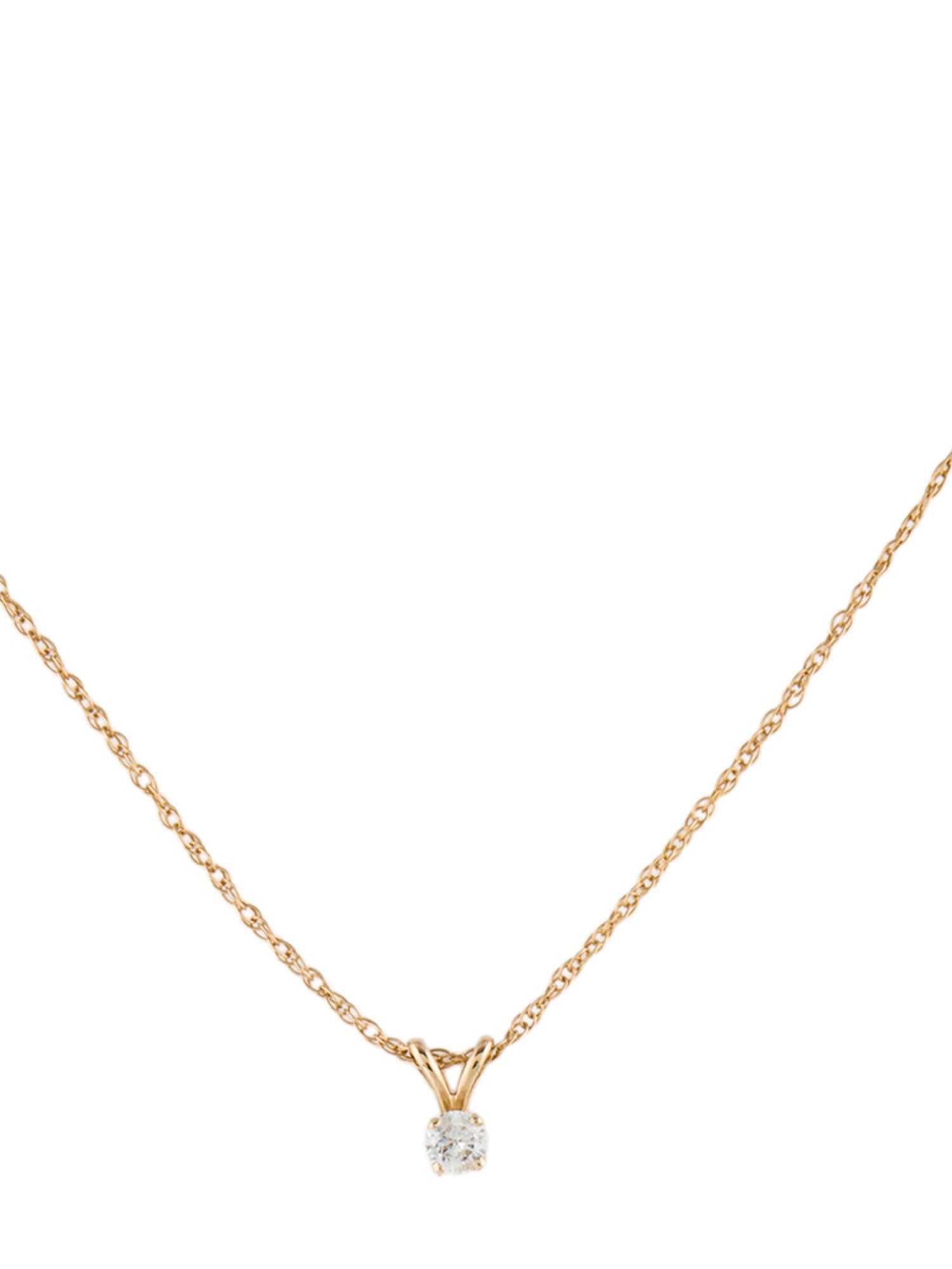 Necklace 14K Diamond Pendant Necklace