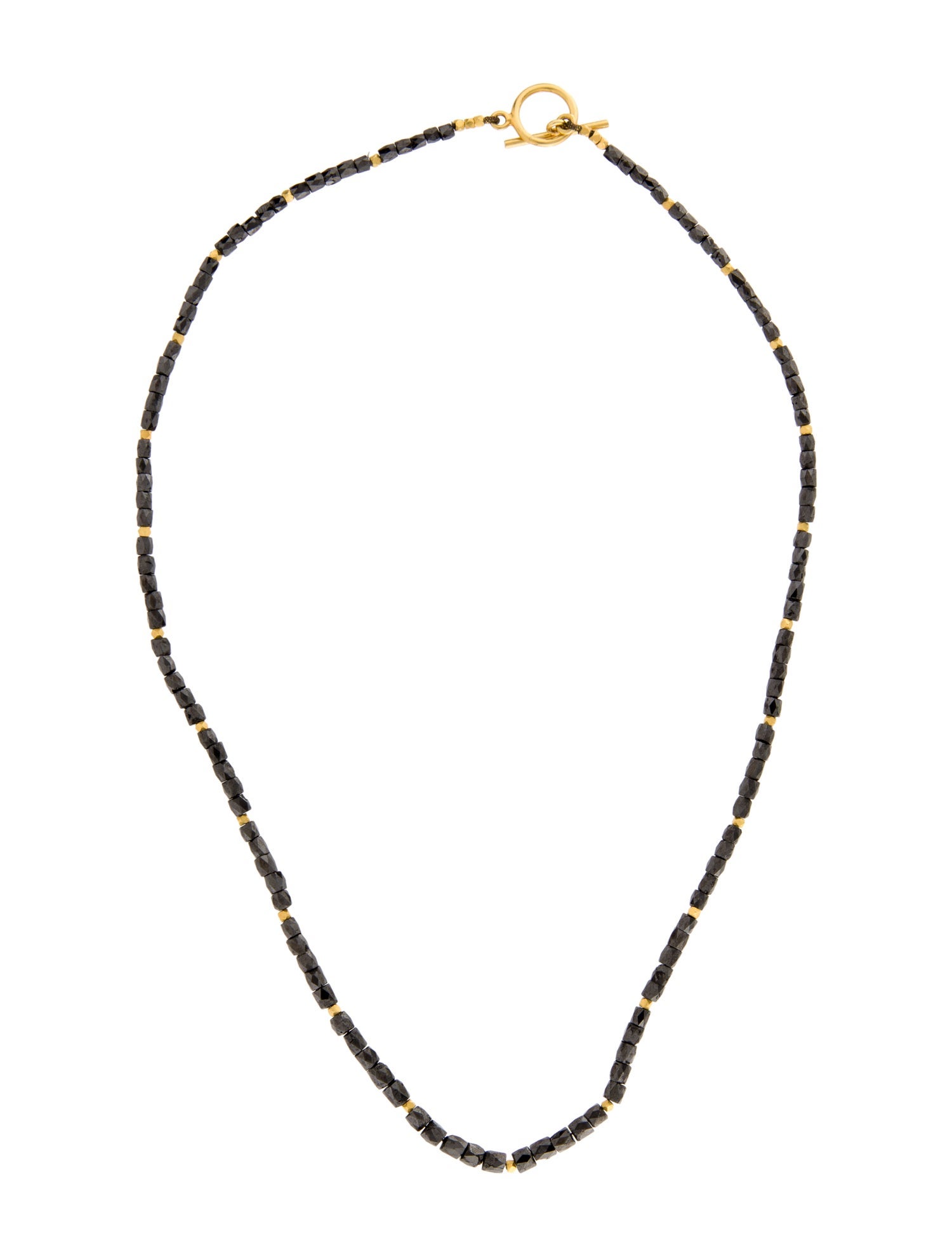 Necklace 18K Diamond Bead Strand