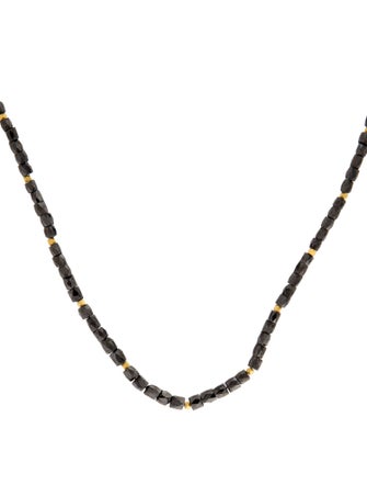 Necklace 18K Diamond Bead Strand Necklace