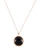 Necklace Onyx & Diamond Pendant Necklace