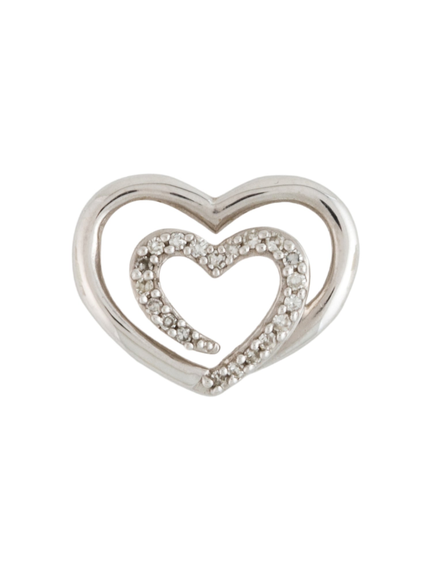 Necklace 14K Diamond Heart Pendant