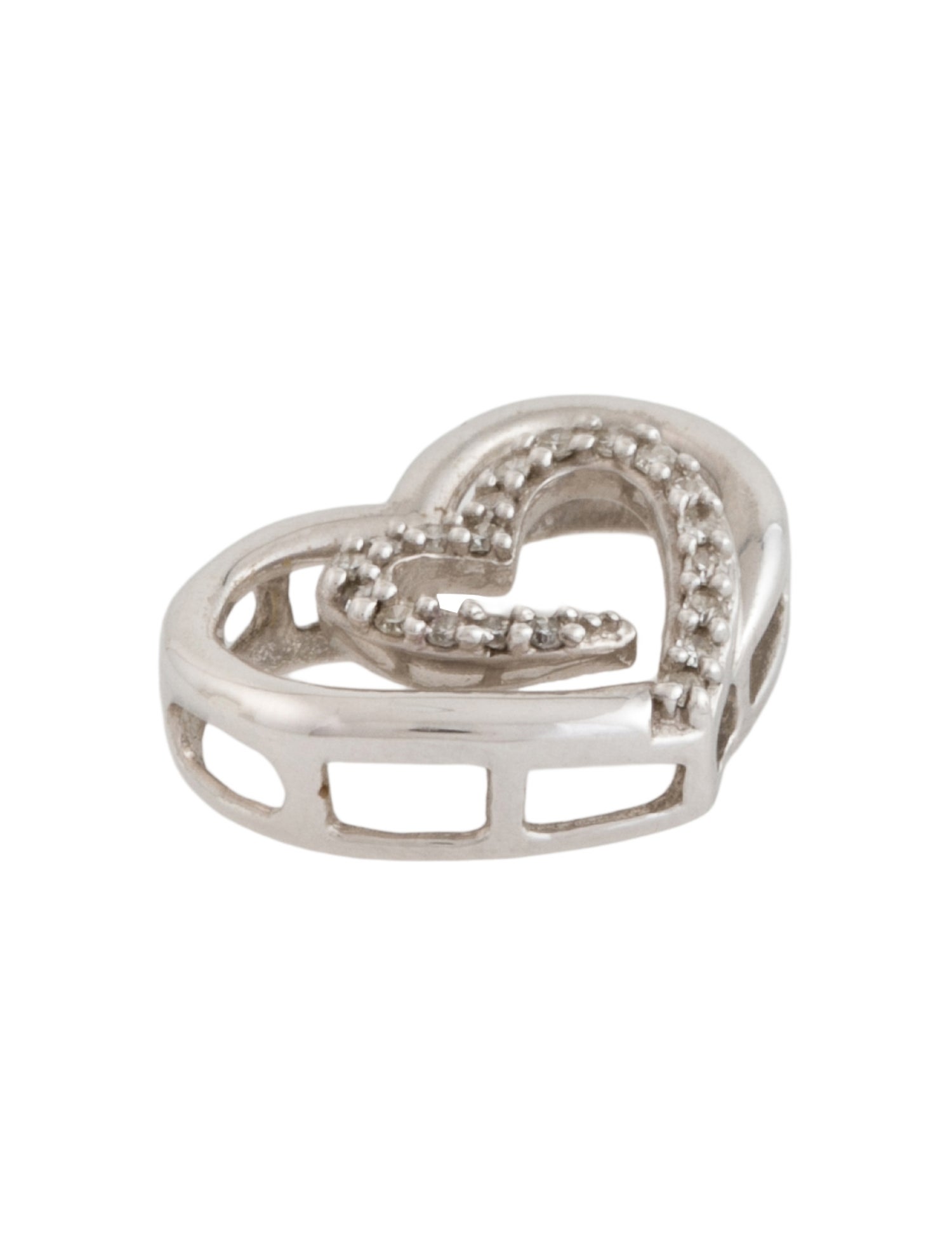 Necklace 14K Diamond Heart Pendant