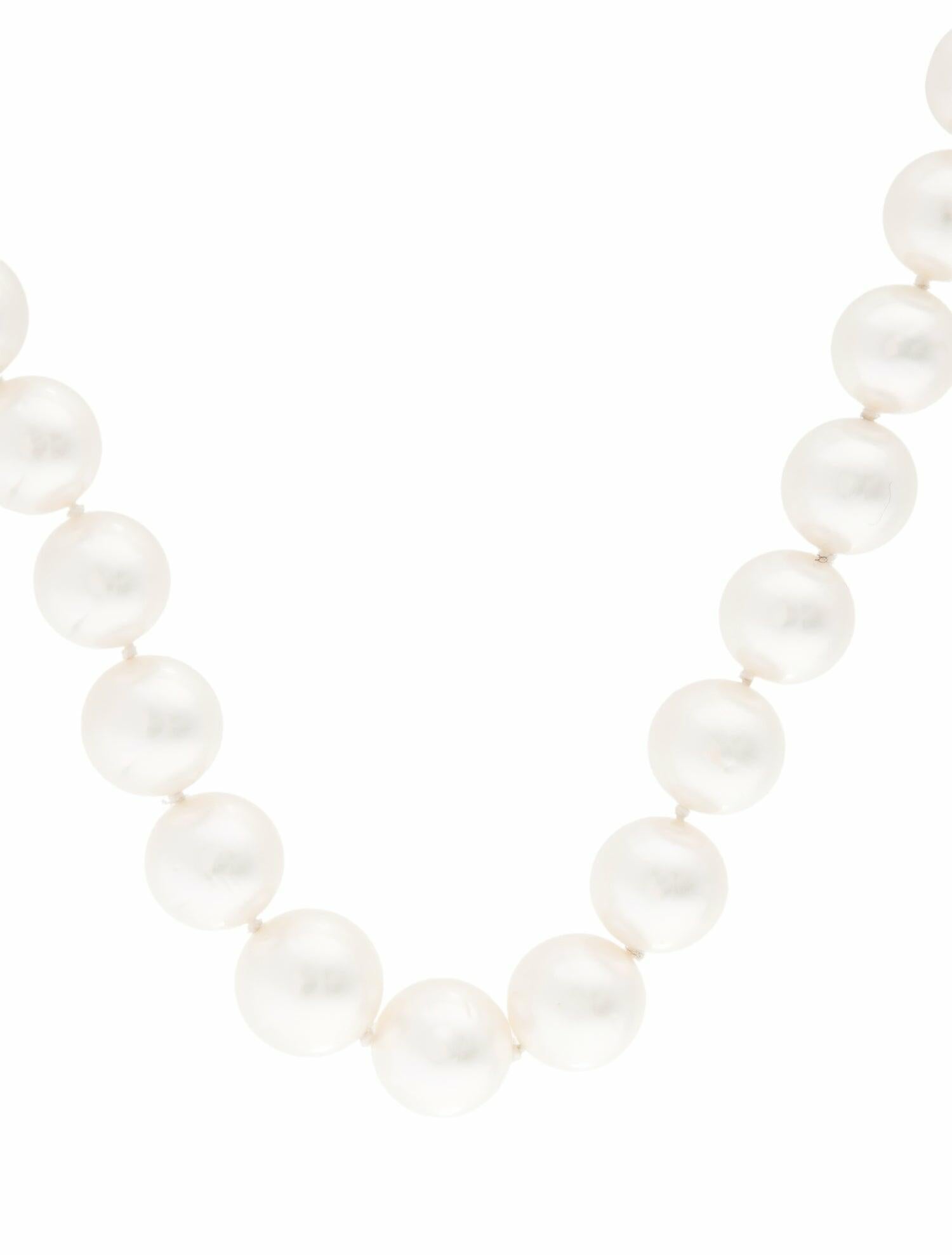 Necklace 14K Cultured South Sea Pearl Bead Strand Necklace