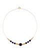 Necklace 14K Sodalite Bead Necklace