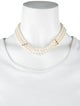 Necklace 14K Pearl Three Strand Choker
