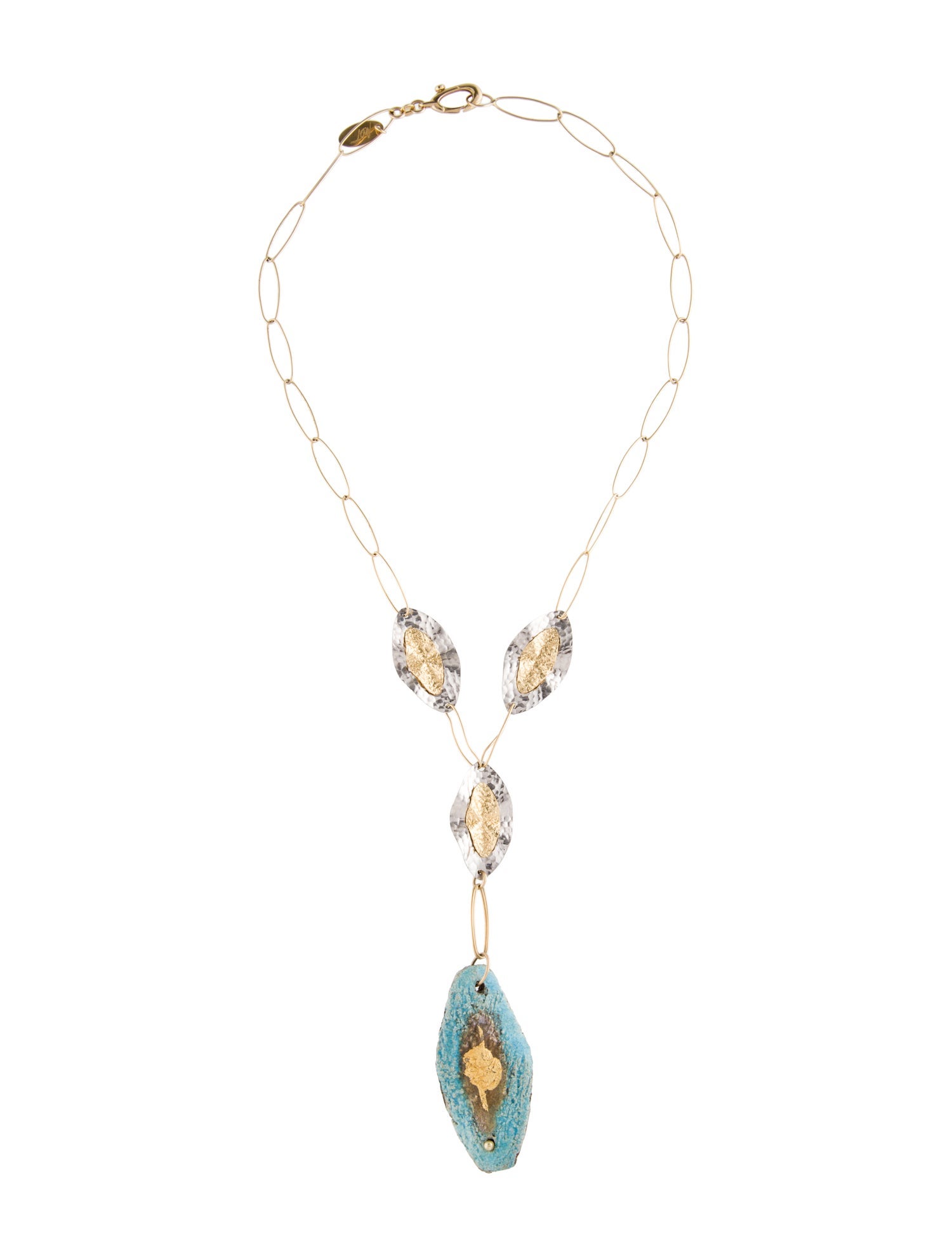 Necklace Maria De Toni 14K Ceramic Lavalier