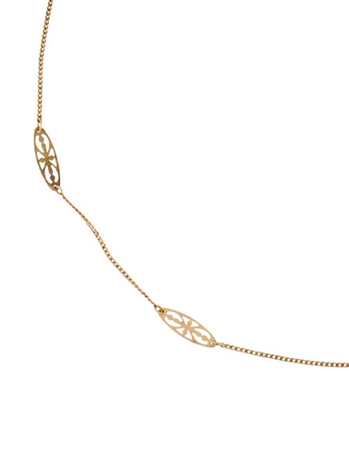 Necklace 14K Station Necklace