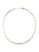 Necklace 14K Paper Link Chain Necklace