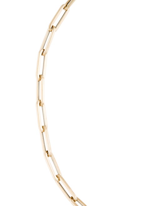 Necklace 14K Paper Link Chain Necklace