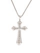 Necklace 14K Diamond Cross Pendant Necklace