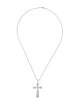 Necklace 14K Diamond Cross Pendant Necklace