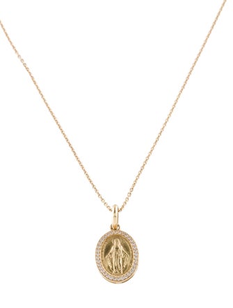 Necklace 18K Diamond Regina Pendant Necklace